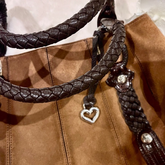 ✨🤎✨ BRIGHTON Leather Suede Handbag ✨🤎✨ - Picture 4 of 13